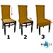 Set 6 Vestisedia Quadrato Antimacchia Made In Italy Oro - Foto miniatura 4