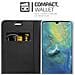 Custodia Compatibile Con Huawei Mate 20 In Classy Nero - Coperchio Protettiva Con Chiusura Magnetica, Funzione Stand E Tasca Per Le Carte - Foto miniatura 5
