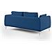 Plano Divano Lineare In Microfibra Tecnica T11 Blu - Foto miniatura 9