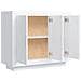 Credenza Bianca 92x35x75 cm in Legno Multistrato - Foto miniatura 11