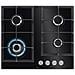 Piano Cottura HKB64420NB a Gas 4 Fuochi Gas Colore Nero - Foto miniatura 1
