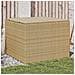 Contenitore Da Giardino Beige Misto 291l In Polyrattan - Foto miniatura 1