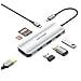 TOJHB replicatore di porte e docking station per laptop Cablato USB 3.2 Gen 1 (3.1 Gen 1) Type-C Grigio, Argento - Foto miniatura 1
