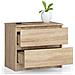 Comodino K60, 2 cassetti, 60x40x55 cm, Colore Sonoma Quercia - Foto miniatura 2
