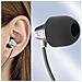 Auricolari Cablati Jack 3,5 Mm In-ear Kit Mani Libere Con Microfono, Nero - Foto miniatura 2