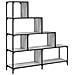 Libreria 4 Ripiani Grigio Sonoma 139x33,5x149 Legno Multistrato - Foto miniatura 2
