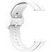 Cinturini Di Ricambio In Silicone Per Orologio Haylou Da 22 Mm White - Foto miniatura 1