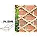 Traliccio Estensibile In Legno Per Piante Rampicanti Recinzione Giardino Balcone 100x300 Naturale - Foto miniatura 3