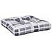 Cuscino Per Pallet A Quadri Grigio 58x58x10 Cm In Tessuto - Foto miniatura 2