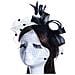 Elegante Cappello Fascinator In Rete Con Piume Black - Foto miniatura 2