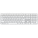 Tastiera Universale USB /Bluetooth QWERTY Numerica Colore Bianco - Foto miniatura 1