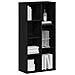 Libreria Rovere Nero 50x25x104 cm in Legno Multistrato - Foto miniatura 3