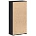 Libreria Rovere Nero 50x25x104 cm in Legno Multistrato - Foto miniatura 9
