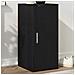 Scarpiera Rovere Rovere Nero 32x35x70 cm in Legno Multistrato - Foto miniatura 9