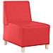 Divano Sedia Rosso 55 cm in Similpelle - Foto miniatura 1