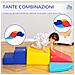 Set 4 Blocchi di Costruzioni Morbidi per Bambini da 1-3 Anni Modulabile, Multicolore - Foto miniatura 4