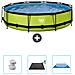 Piscina Fuori Terra - In Giro - 360x360x76 Cm - Groen - Include Accessori Coordinati Cb91 - Foto miniatura 1