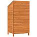 Capanno Da Giardino Marrone 55x52x112cm Legno Massello Di Abete - Foto miniatura 5