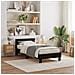 Struttura Letto  con Luci a LED Nero Rovere 90x200 cm Legno Ingegnerizzato - Foto miniatura 2