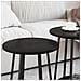 Set di Tavolini 2 pz in legno ingegnerizzato e metallo nero - Foto miniatura 4