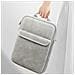 Borsa Per Laptop Da Lavoro Con Maniglia - Custodia Impermeabile E Antiurto Per Tablet Grey 11 Pollici - Foto miniatura 3