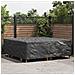 Copertura per mobili da esterno Nero 220 x 220 x 70 cm 420D - Foto miniatura 2