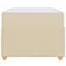 Struttura letto con materasso Crema 80 x 200 cm Tessuto - Foto miniatura 7