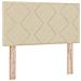 Letto box spring con materasso Crema 80 x 200 cm Tessuto - Foto miniatura 6