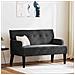 Panca Chesterfield Nero 112 x 65.5 x 75 cm Velluto - Foto miniatura 2