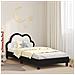 Struttura letto bambini con testata Nero 80 x 200 cm PU - Foto miniatura 2