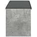 Panca per ingresso con cuscino Grigio Cemento 103 x 38 x 45 cm - Foto miniatura 5