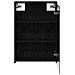 Mobiletto per specchio da bagno Rovere Nero 43 x 16 x 62.5 cm - Foto miniatura 6