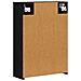 Mobiletto per specchio da bagno Rovere Nero 43 x 16 x 62.5 cm - Foto miniatura 8