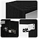Mobiletto per specchio da bagno Rovere Nero 43 x 16 x 62.5 cm - Foto miniatura 9