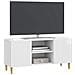 Mobile TV Bianco Lucido 102 x 34,5 x 50 cm Legno ingegnerizzato - Foto miniatura 2