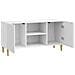Mobile TV Bianco Lucido 102 x 34,5 x 50 cm Legno ingegnerizzato - Foto miniatura 3