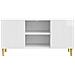 Mobile TV Bianco Lucido 102 x 34,5 x 50 cm Legno ingegnerizzato - Foto miniatura 4