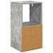 Comodino Grigio cemento 35 x 32 x 68,5 cm Legno multistrato - Foto miniatura 8