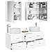 Set di mobili per il bagno 5 pcs Bianco - Foto miniatura 3