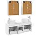 Set di mobili per il bagno 5 pcs Bianco - Foto miniatura 8