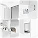 Set di mobili per il bagno 5 pcs Bianco - Foto miniatura 9