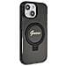 Iphone 13 / 14 / 15 - Custodia Nera Guess Ring Stand Script Glitter Magsafe - Foto miniatura 1