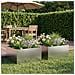 Vaso da giardino 2 pz Argento 40 x 40 x 30 cm Acciaio Inox - Foto miniatura 2