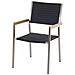 Set Di Tavolo E Sedie Da Giardino In Acciaio, Basalto E Rattan - 180cm - Nero Lucido - Grosseto - Foto miniatura 28