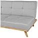 Divano Letto 3 Posti Grigio Chiaro Froya - Foto miniatura 12