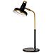 Lampada Da Tavolo Led Nero E Oro - Foto miniatura 1