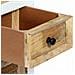 Credenza Bianca E Marrone 40x30x128 Cm Massello Di Mango Grezzo - Foto miniatura 6