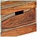 Tavolo Consolle con 3 Cassetti 120x30x75 cm Legno di Sheesham - Foto miniatura 4