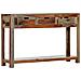 Tavolo Consolle con 3 Cassetti 120x30x75 cm Legno di Sheesham - Foto miniatura 1