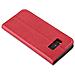 Custodia Compatibile Con Samsung Galaxy S8 In Rosso Mela - Coperchio Protettiva Con Chiusura Magnetica, Funzione Stand E Tasca Per Le Carte - Foto miniatura 2